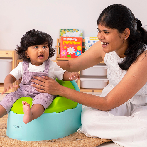 Potty Seats for Babies | 3-in-1 Potty Chair for Toddlers | Indian & Western Toilet Trainer