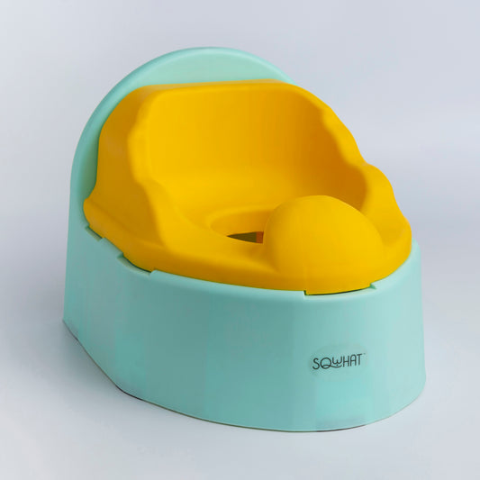 Sqwhat 3-in-1 Potty Seat – Indian Squat, Western Style & Toilet Adapter for Easy Training