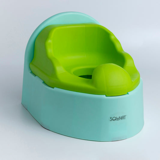 Sqwhat 3-in-1 Potty Seat – Indian Squat, Western Style & Toilet Adapter for Easy Training