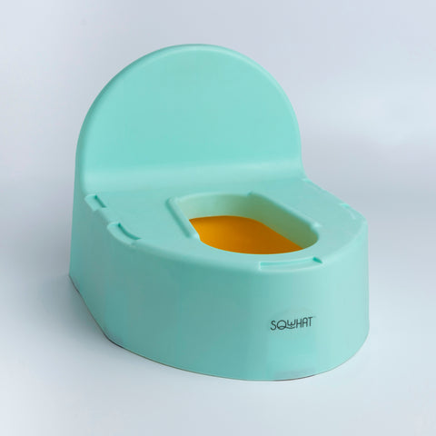 Sqwhat 3-in-1 Potty Seat – Indian Squat, Western Style & Toilet Adapter for Easy Training
